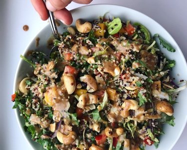 Salad recipes thai cashew quinoa salad