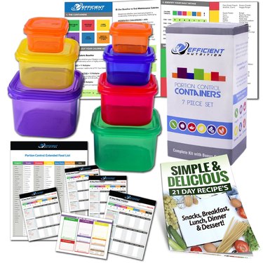 Efficient Nutrition Portion Control Containers