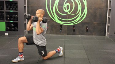 Move 4: Dumbbell Forward Lunge