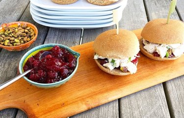 Cranberry Chicken Salad Sliders