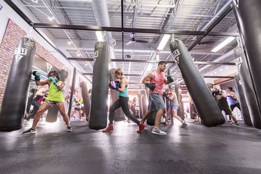 I enjoyed my first class…a lil' too much. great workout and stress  reliever. thanks @pepper_boxing_atl 😭🖤