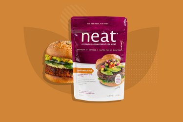 Neat Plant-Based Southwest Meat Substitute Mix Veggie Burger