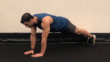 4. Plank to Narrow-Grip Push-Up Hold