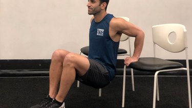 2. Chair Triceps Dip