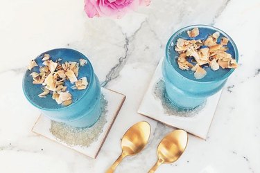 tropical blueberry breeze smoothie