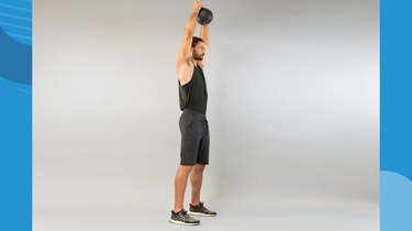 6. Kettlebell Shoulder-to-Shoulder Overhead Press