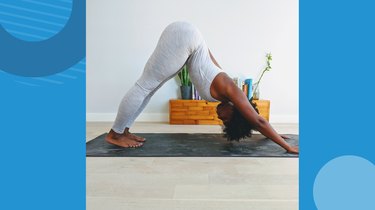Move 2: Downward Facing Dog (Adho Mukha Svanasana)