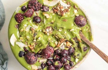 Green Mango Smoothie Bowl recipe