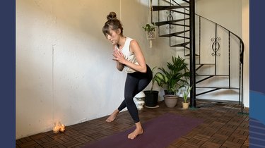 Move 10: Expressive Chair Variation (Utkatasana Variation) 