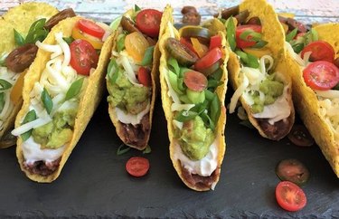 Mexican Layer Dip Tacos