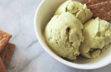 Tropical Key Lime Ice Cream healthy homemade ice cream recipes