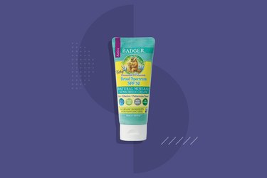 Badger Baby Natural Mineral Sunscreen Cream SPF 30