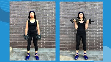 Move 1: Standing Dumbbell Curl