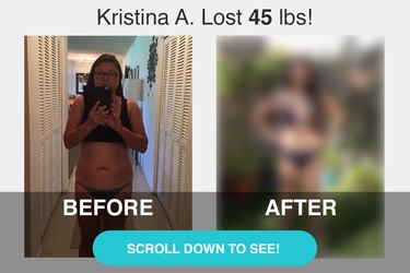 Scroll down to see Kristina’s before and after transformation.