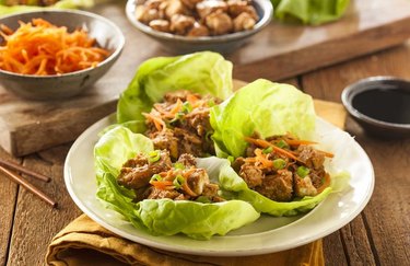 Turkey Lettuce Wraps ground turkey recipes