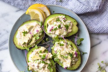 Tuna Avocado Salad Greek yogurt dinner recipes
