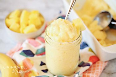 healthy pineapple dole whip recipe