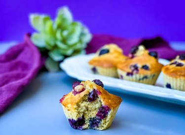 Air Fryer Blueberry Muffins air fryer breakfast recipes