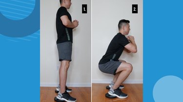 5. Heels-Elevated Squat