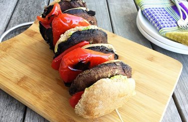 Grilled Vegan Portobello Sliders Stack keto recipes