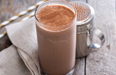 Chocolate Nutter Butter Smoothie anti-inflammatory breakfast recipe.