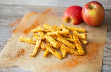 Sweet Apple Fries homemade french fries