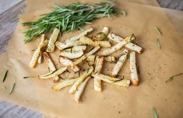 Turnip Rosemary Fries homemade french fries