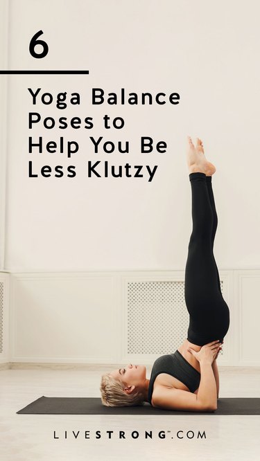 Beginner yoga balance poses you can do anywhere graphic