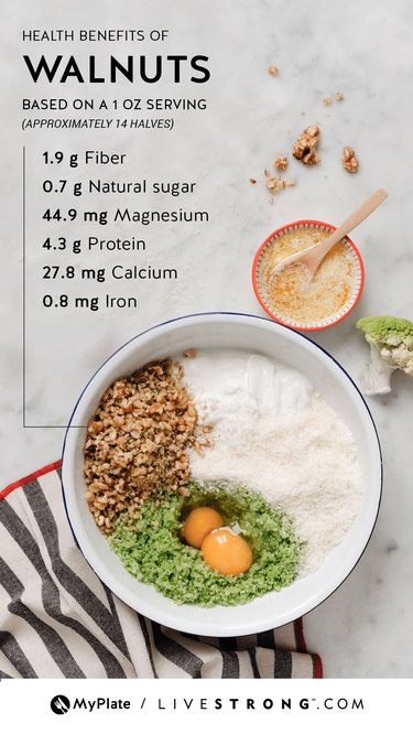 Health benefits of walnuts graphic