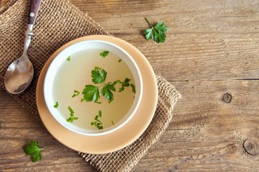 Chicken broth as a liquid diet for pancreatitis