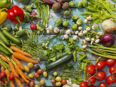 Group of Organic Vegetables