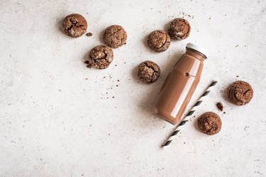Chocolate Cookies and Milk