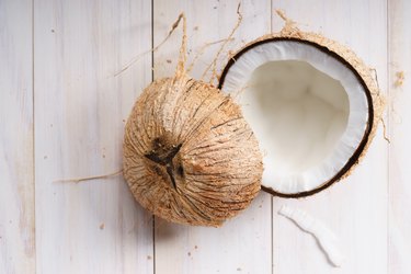 coconut with shell