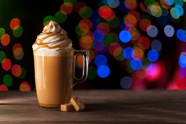 Salted Caramel Latte Starbucks holiday drinks calories