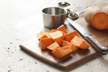 Sweet Potatoes cubed