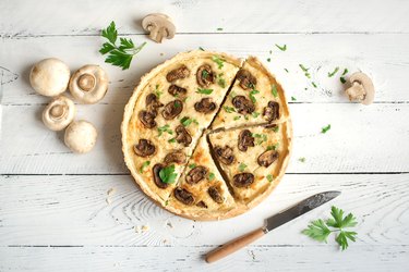 Mushroom Quiche Pie