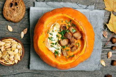 Pumpkin cream soup pumpkin seed recipes