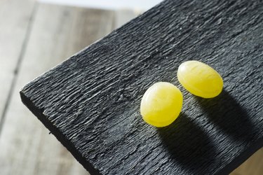 Cough Drops on Old Wooden Board