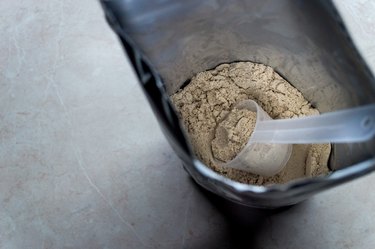 Measuring Whey in a Bag of Whey Protein Powder
