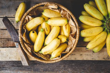 High Angle View Of Fruits On Table