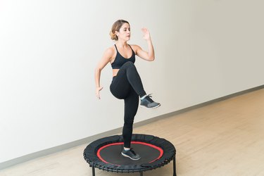 30 minute mini online trampoline workout