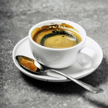 Coffee with spoon
