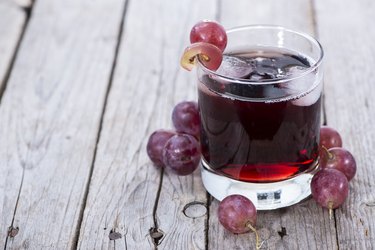 Grape Juice with Ice
