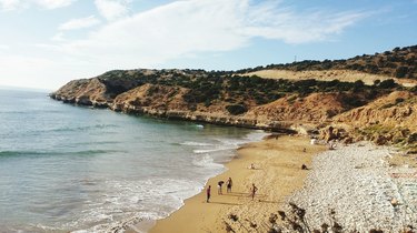 Idyllic Sunny Beach In Agadir, Morocco
