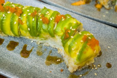 Tempeh Avocado Sushi Vegan Sushi Recipe