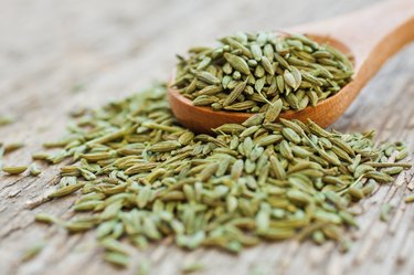 Green anise closeup