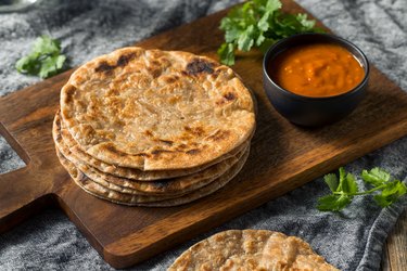 Homemade Indian Roti Chapati Bread