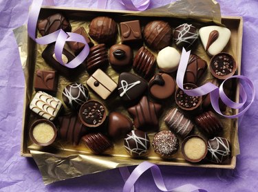 Box of Chocolates on Paper