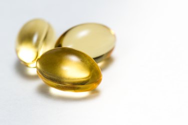 Fish oil capsules