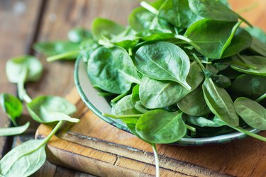 Spinach as a food good for eye health